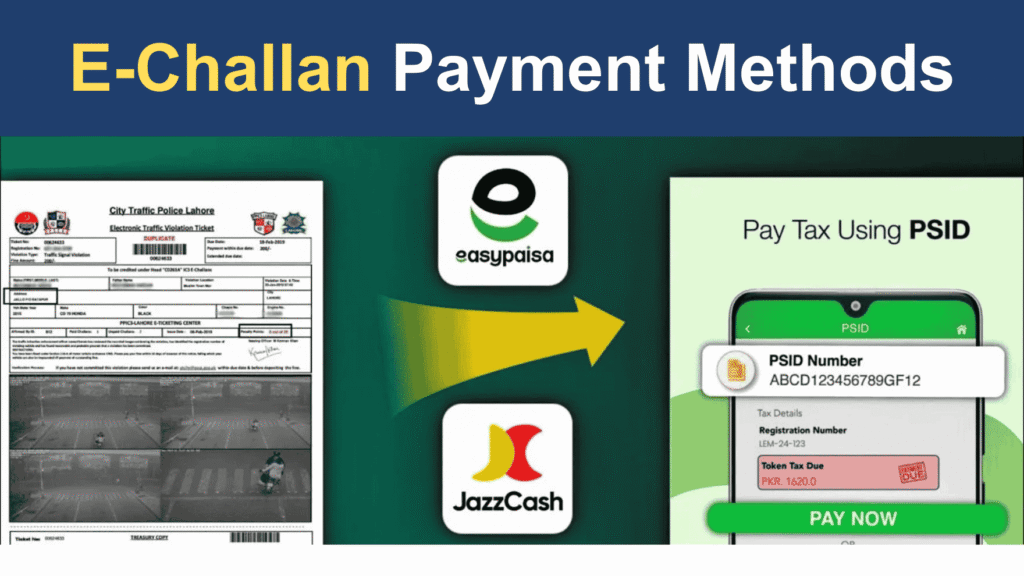 E-Challan Payment Methods